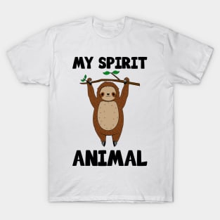 Cute Sloth My Spirit Animal T-Shirt